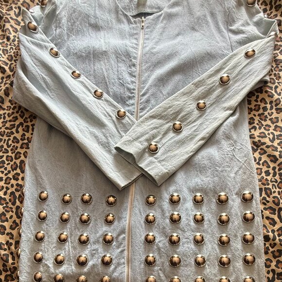 Vintage Nicole Studio Womens Denim Tunic/Jacket, 14 - Picture 5 of 9